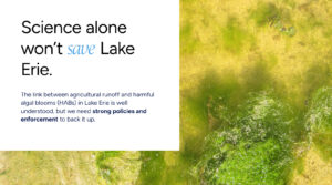 Science alone won’t save the lake: Agricultural runoff in the Western Lake Erie Basin.