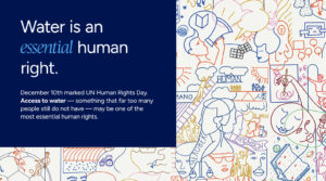 Human Rights: The essential of water.